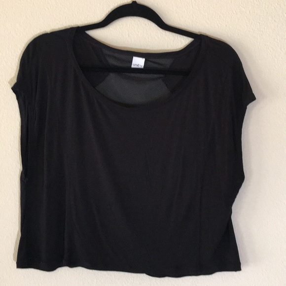 Unity Sz M black with mesh crop top - Picture 1 of 5